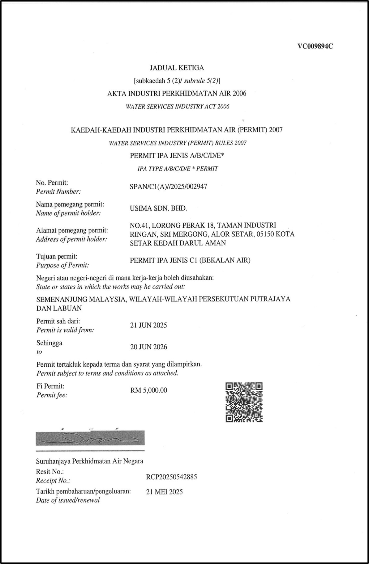 Permit IPA - Izin Permit Am KKM